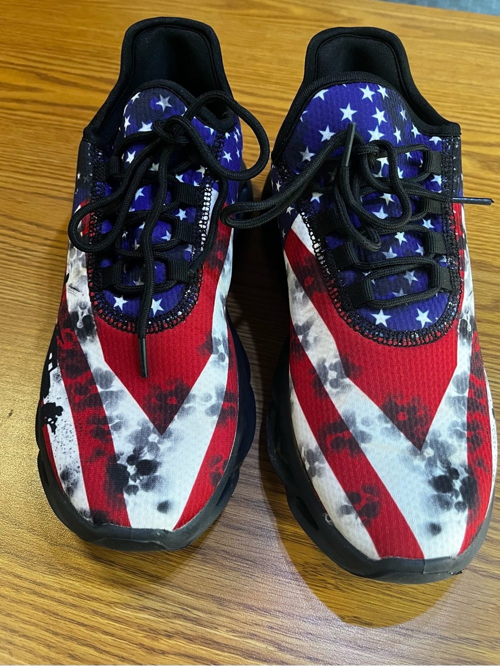Patriotic Red White Blue Stars & Stripes MAGA Lightweight Shoes Size 39/8.5